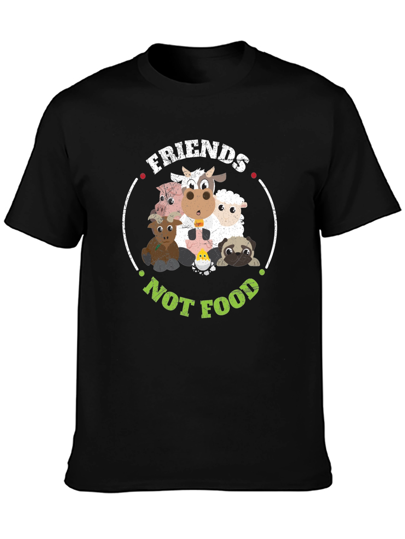 Friends Not Food Vegan Graphic T-Shirt