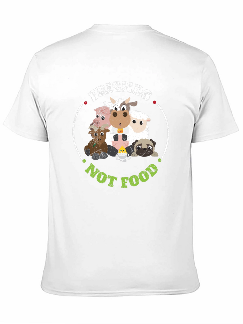 Friends Not Food Vegan Graphic T-Shirt