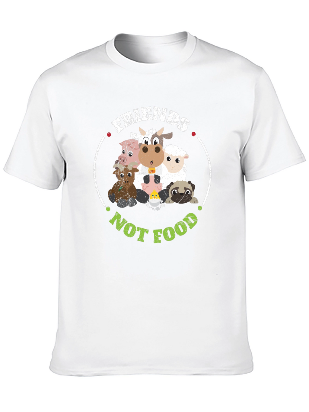 Friends Not Food Vegan Graphic T-Shirt