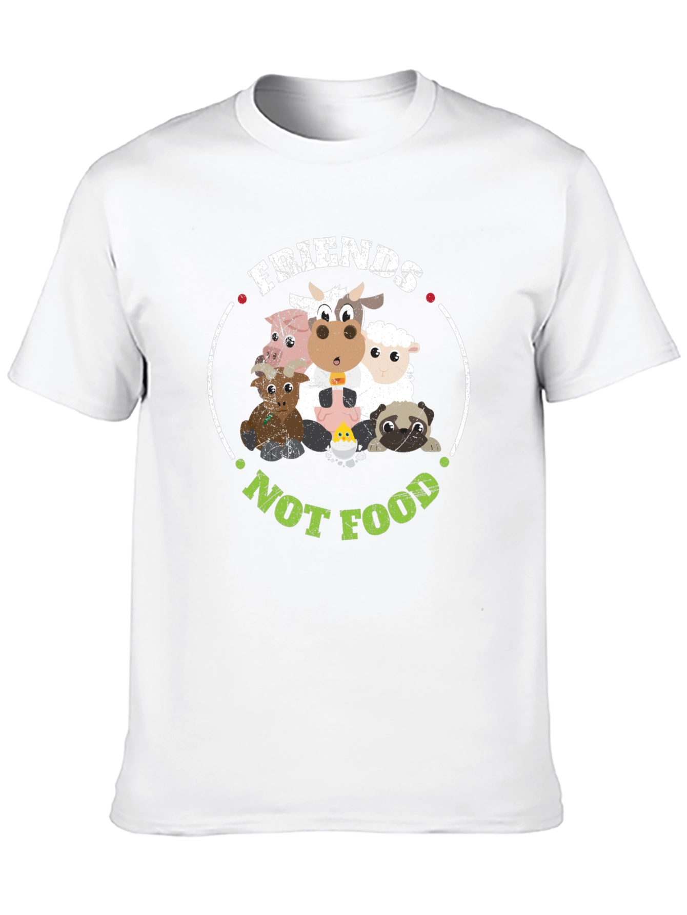 Friends Not Food Vegan Graphic T-Shirt