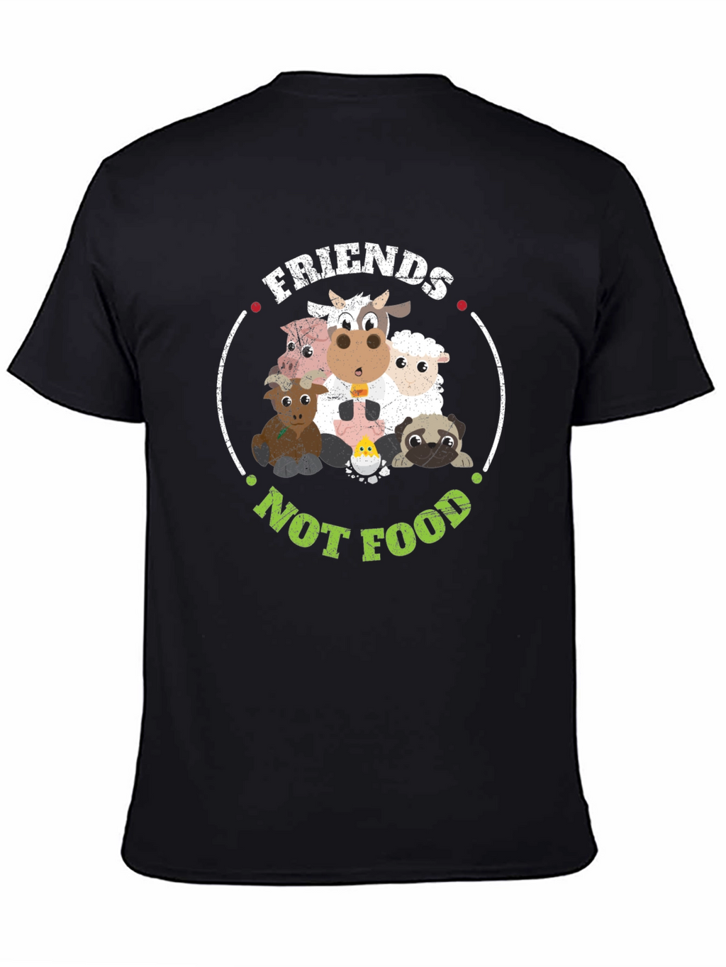 Friends Not Food Vegan Graphic T-Shirt