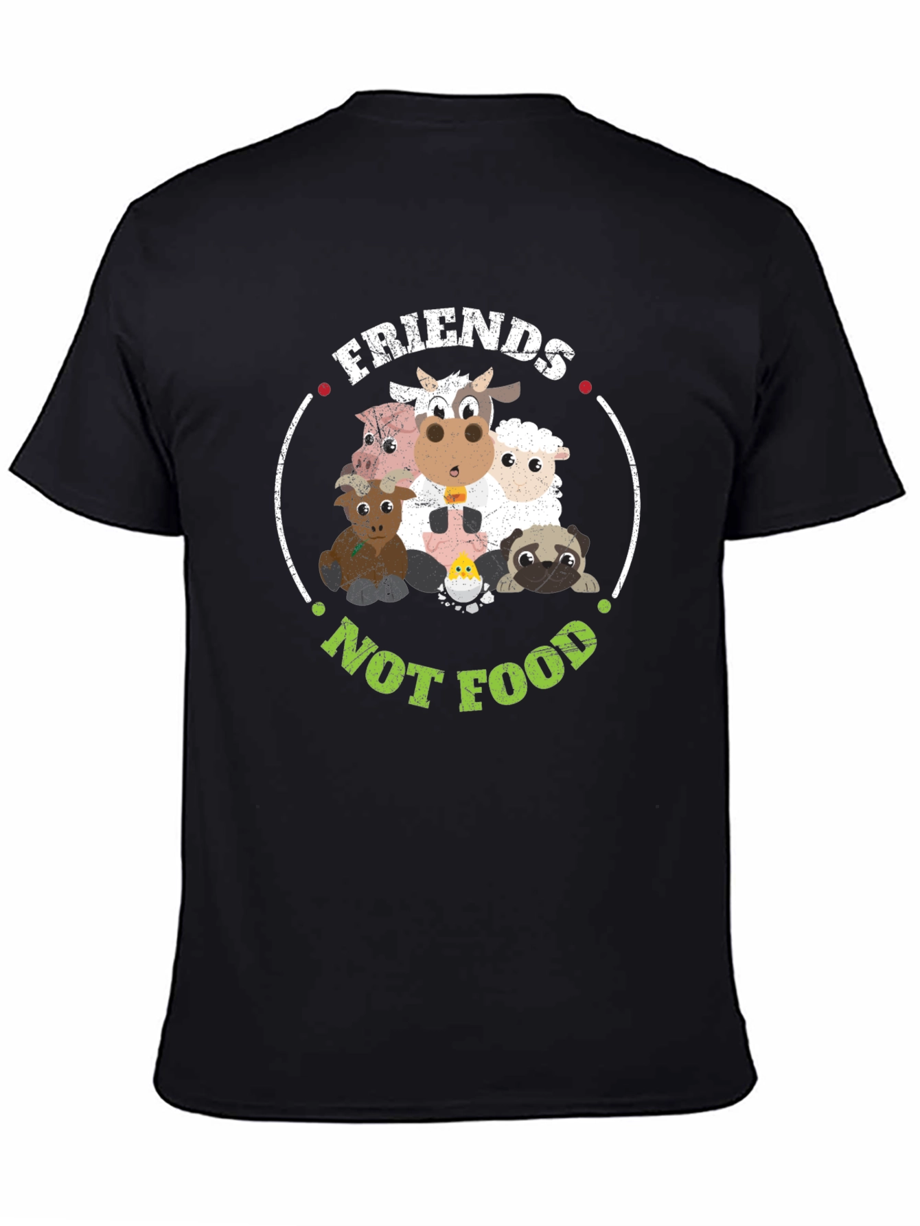 Friends Not Food Vegan Graphic T-Shirt