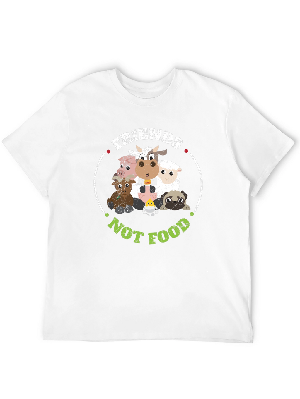 Friends Not Food Vegan Graphic T-Shirt