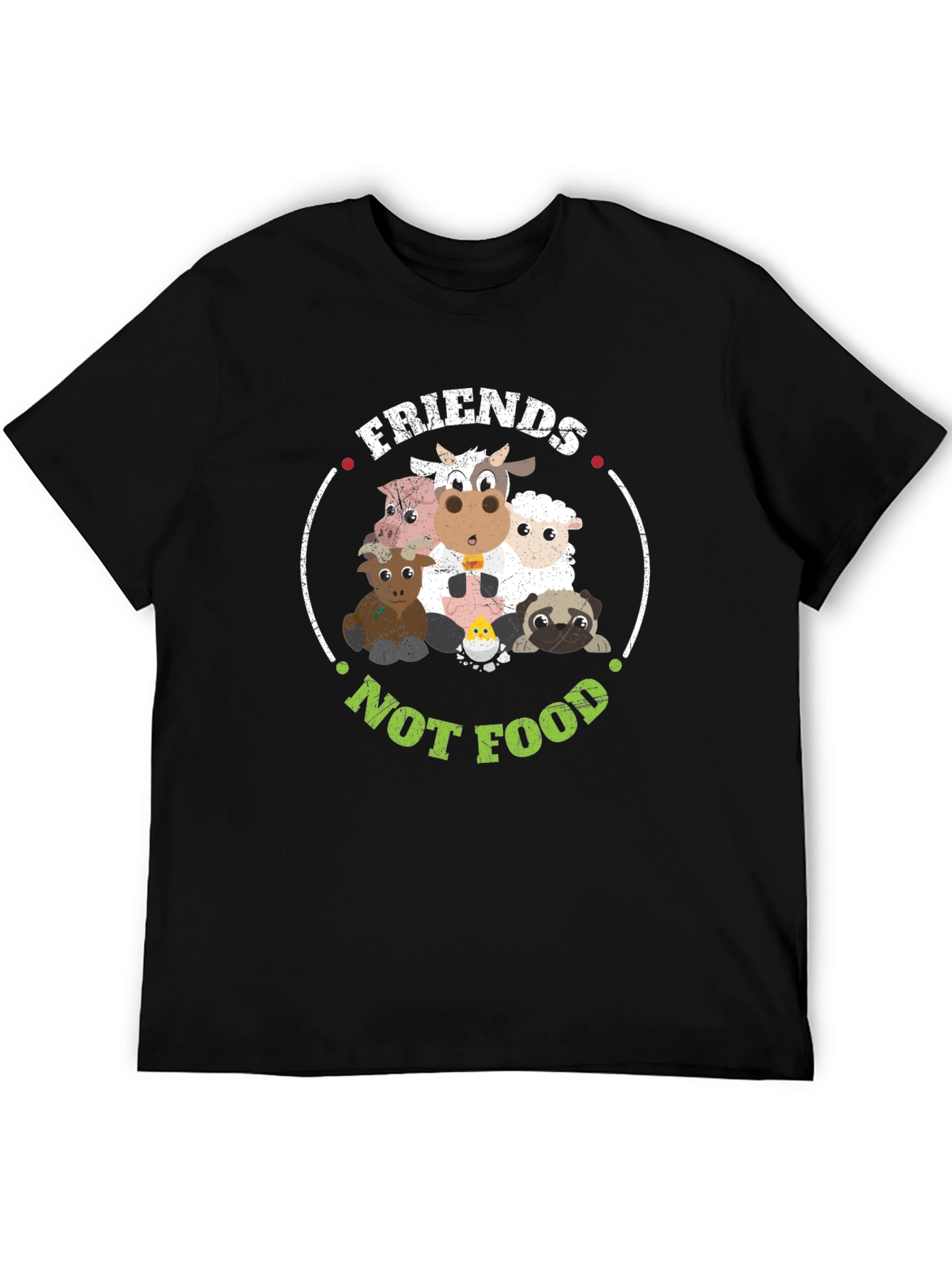 Friends Not Food Vegan Graphic T-Shirt