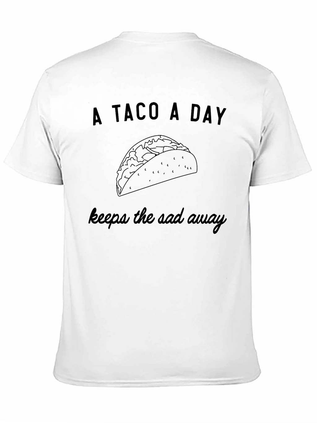A Taco A Day Graphic Tee - Foodie T-Shirt