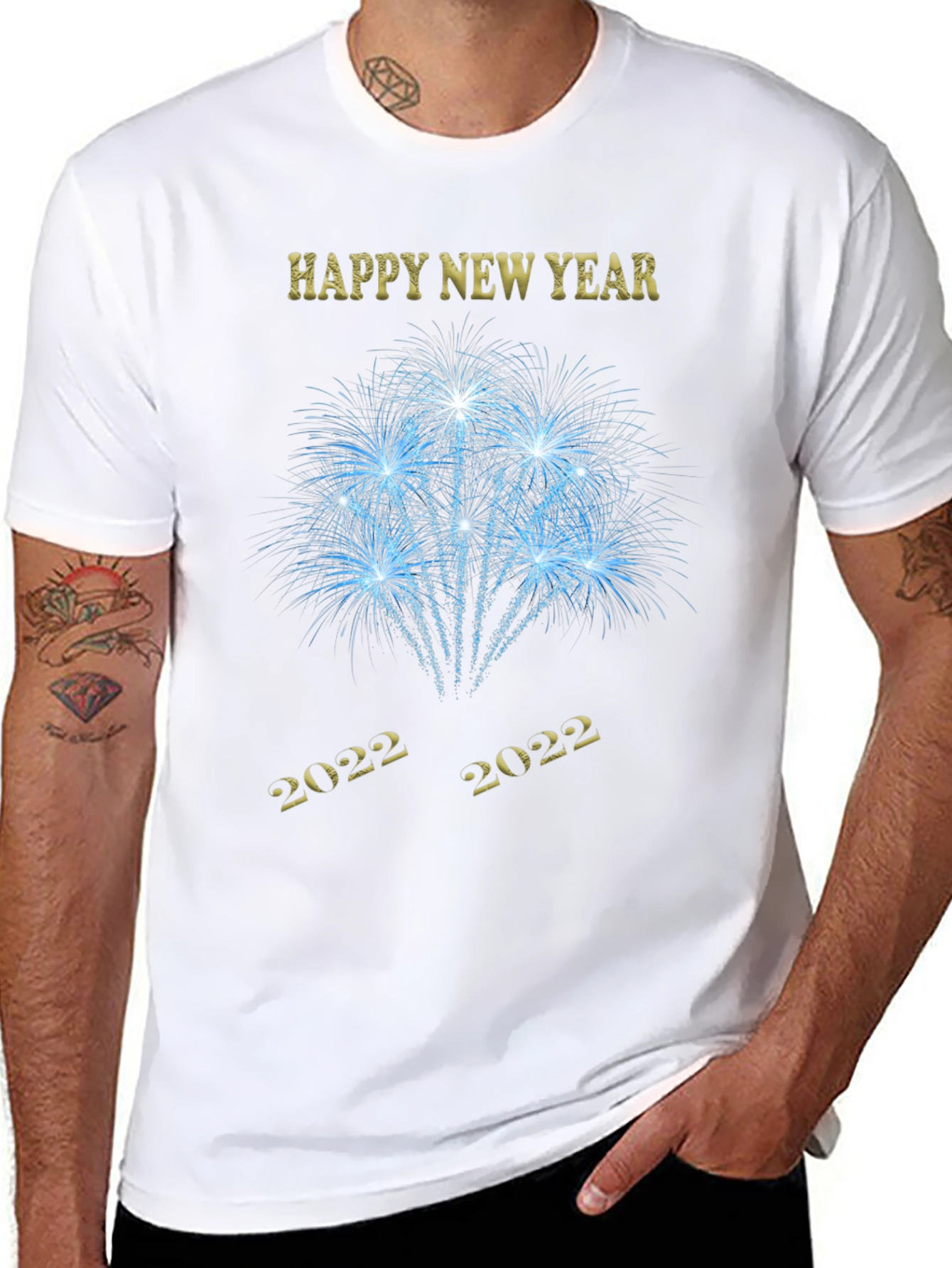 Happy New Year 2022 Fireworks T-Shirt