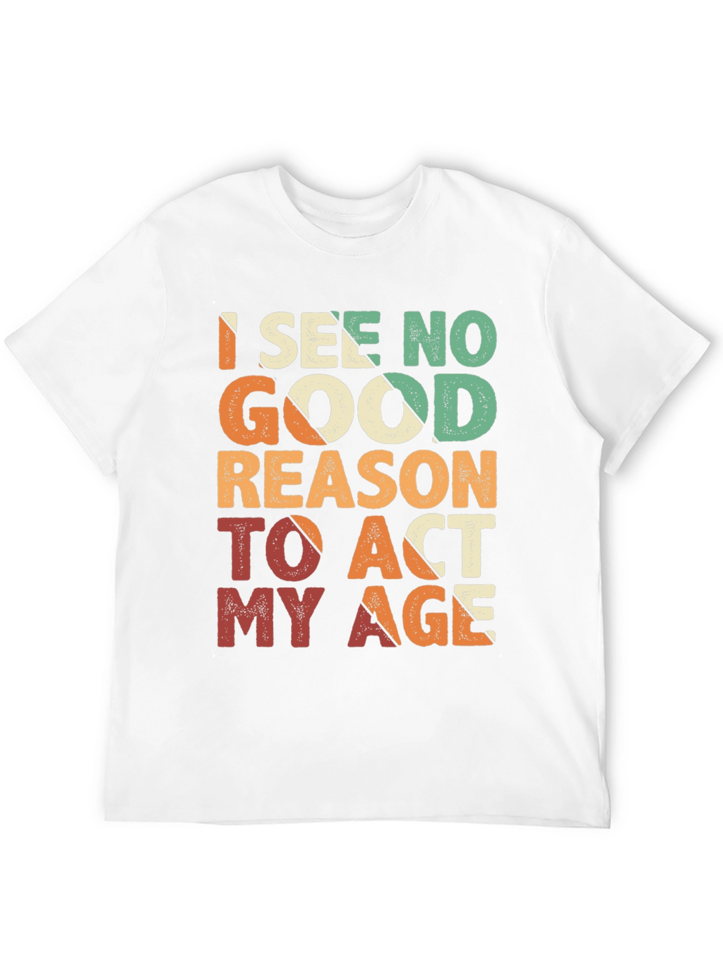 Funny Act My Age Retro Graphic T-Shirt