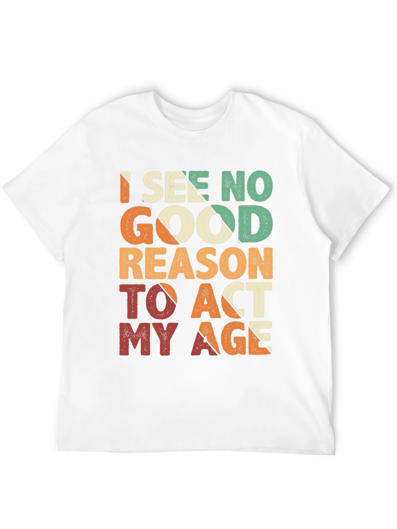 Funny Act My Age Retro Graphic T-Shirt
