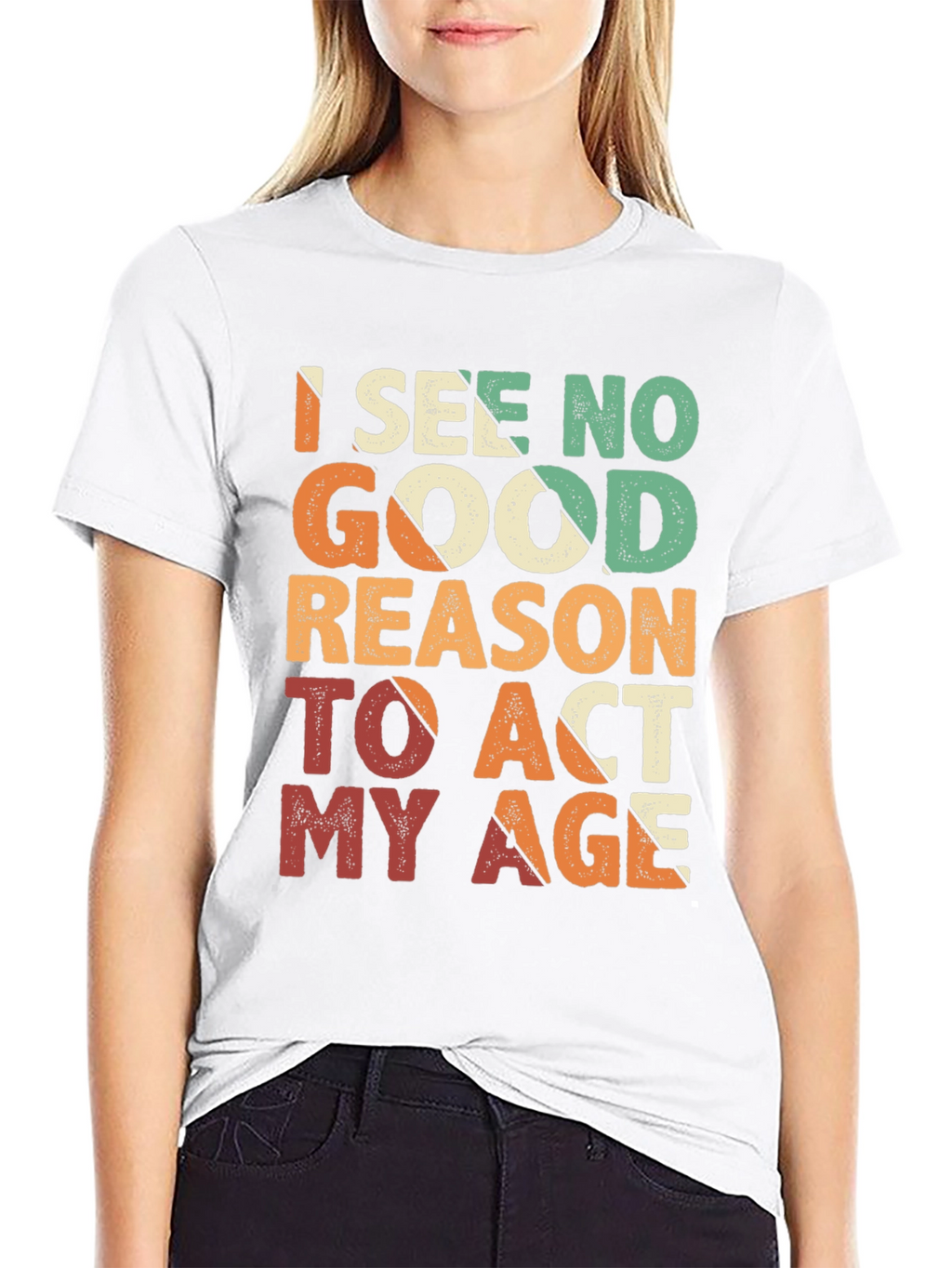 Funny Act My Age Retro Graphic T-Shirt