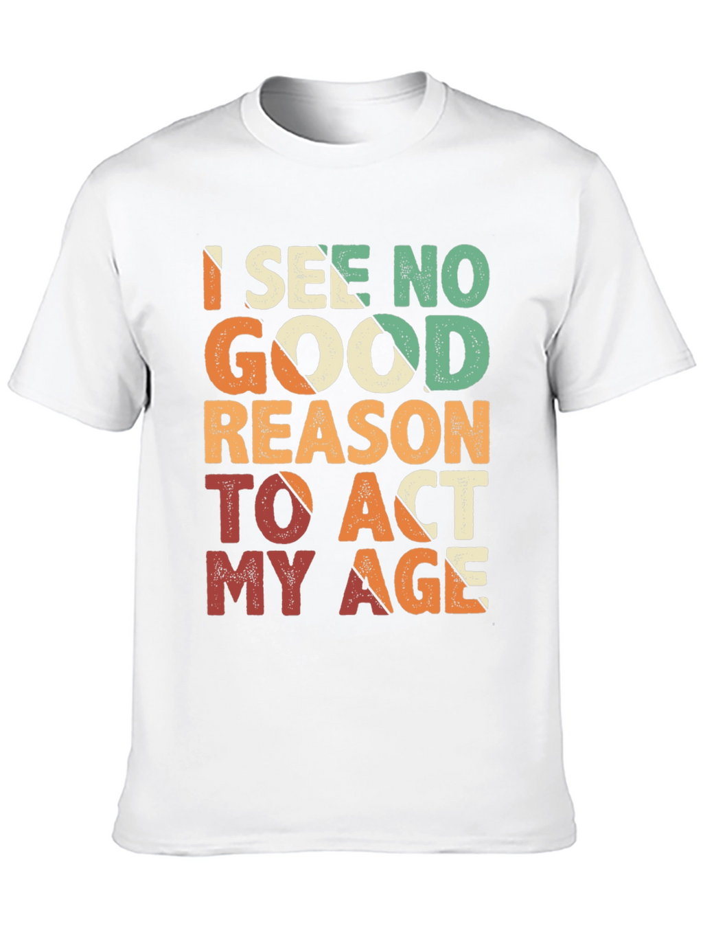 Funny Act My Age Retro Graphic T-Shirt