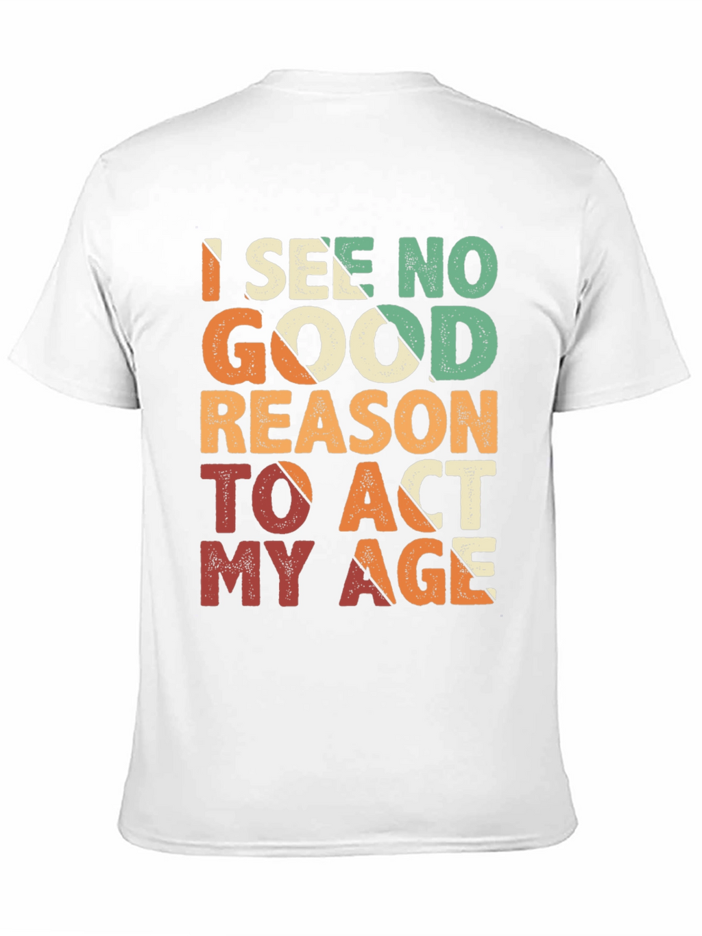 Funny Act My Age Retro Graphic T-Shirt