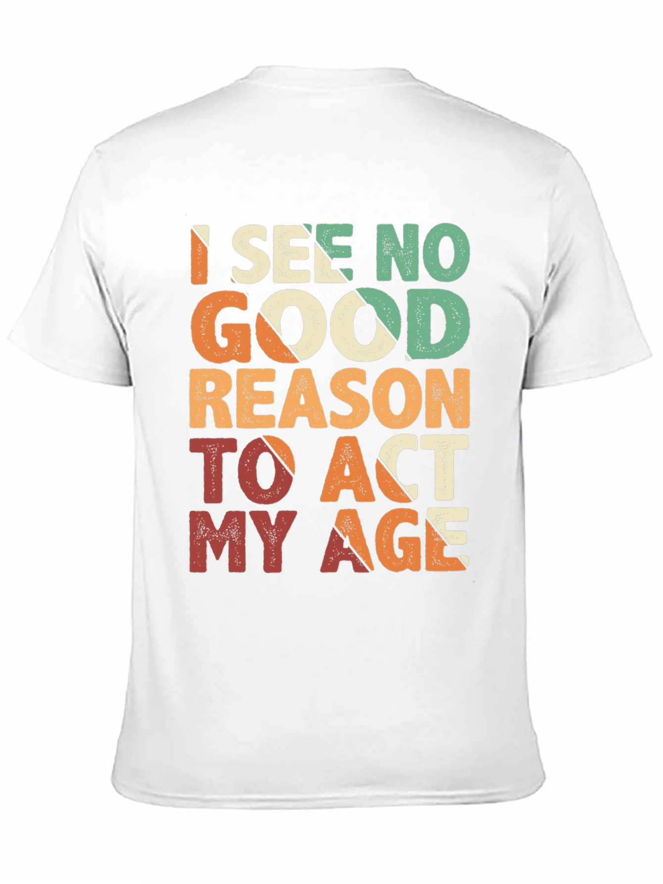 Funny Act My Age Retro Graphic T-Shirt