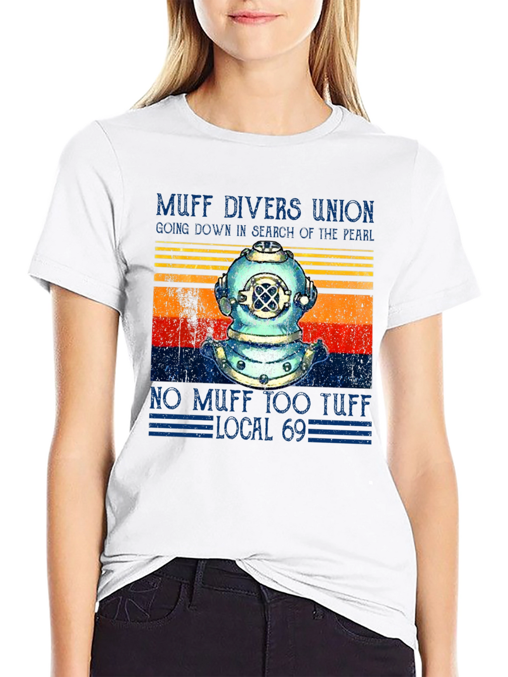 Muff Divers Union T-Shirt - Adult Humor Tee