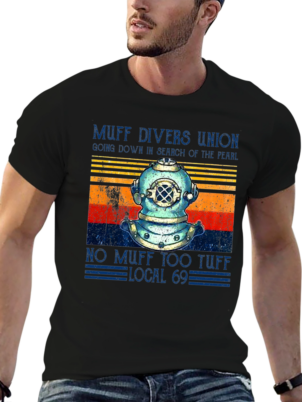 Muff Divers Union T-Shirt - Adult Humor Tee