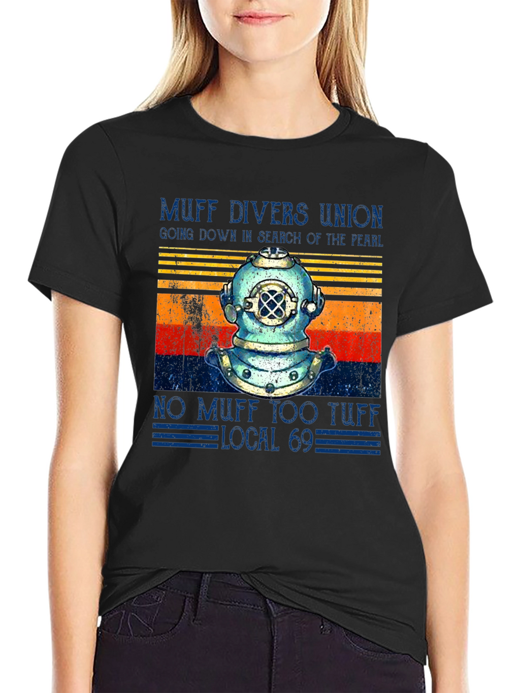 Muff Divers Union T-Shirt - Adult Humor Tee
