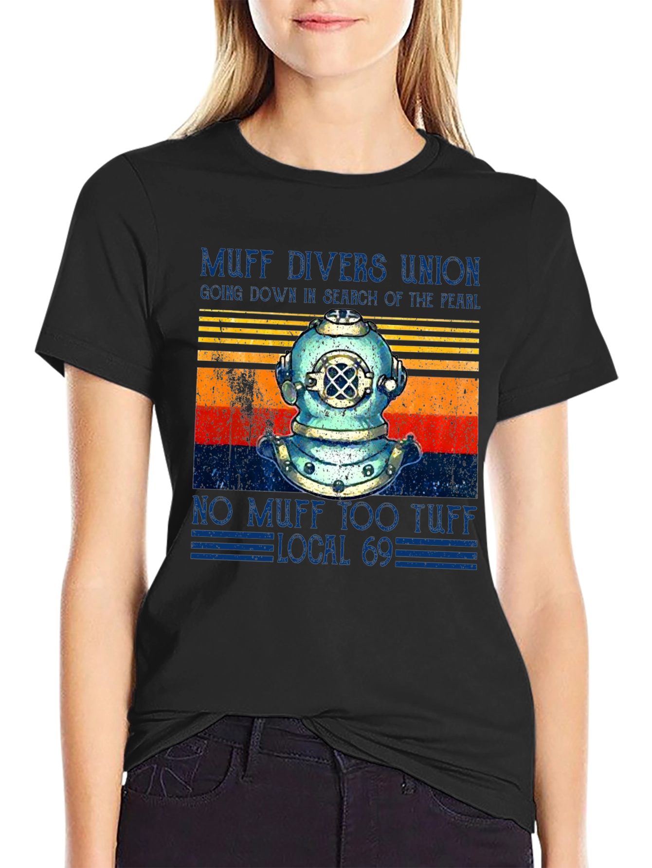 Muff Divers Union T-Shirt - Adult Humor Tee