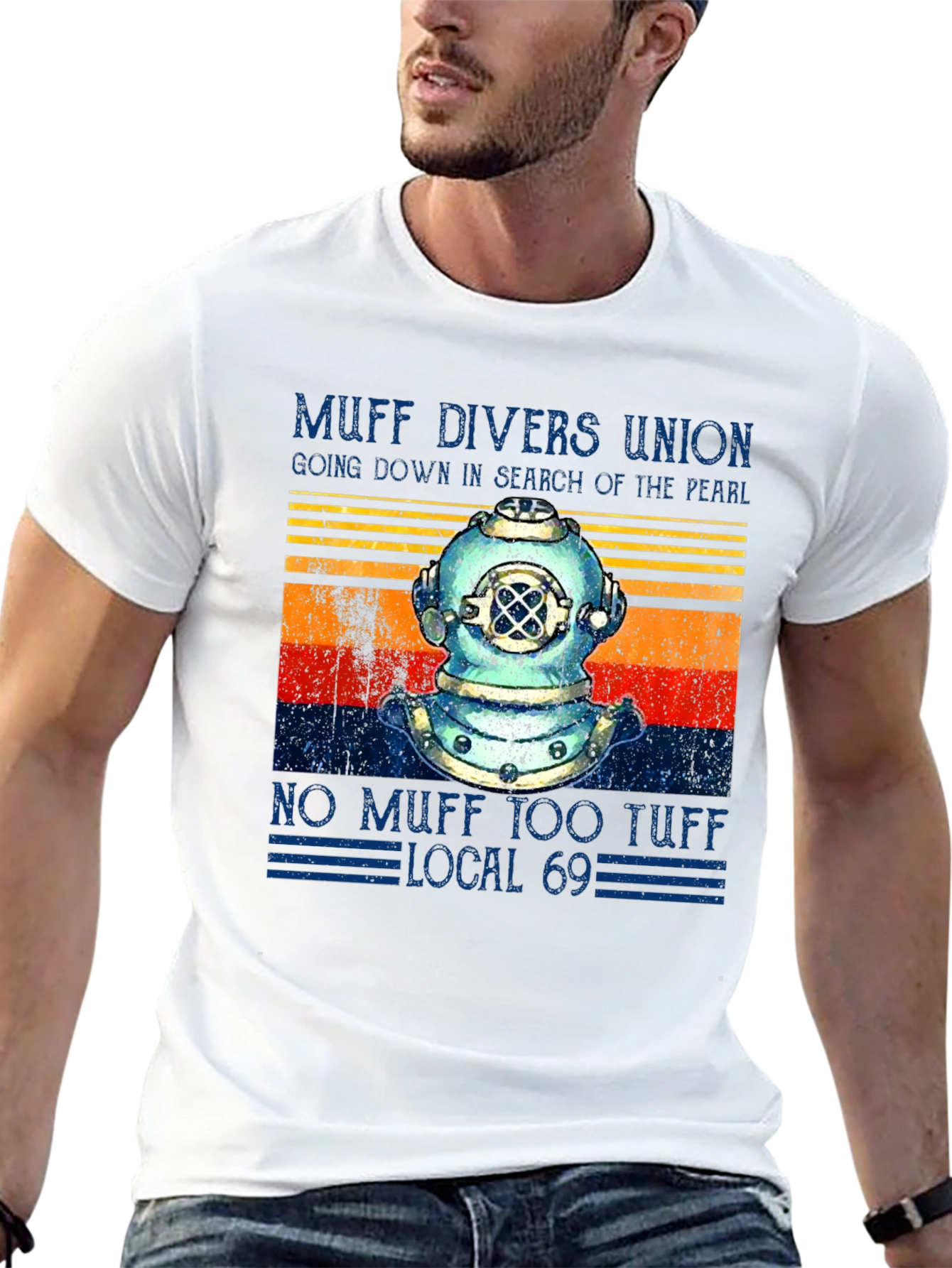 Muff Divers Union T-Shirt - Adult Humor Tee