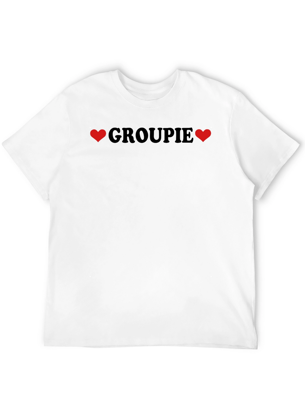 Grouopie Love T-Shirt - Black Crew Neck Tee