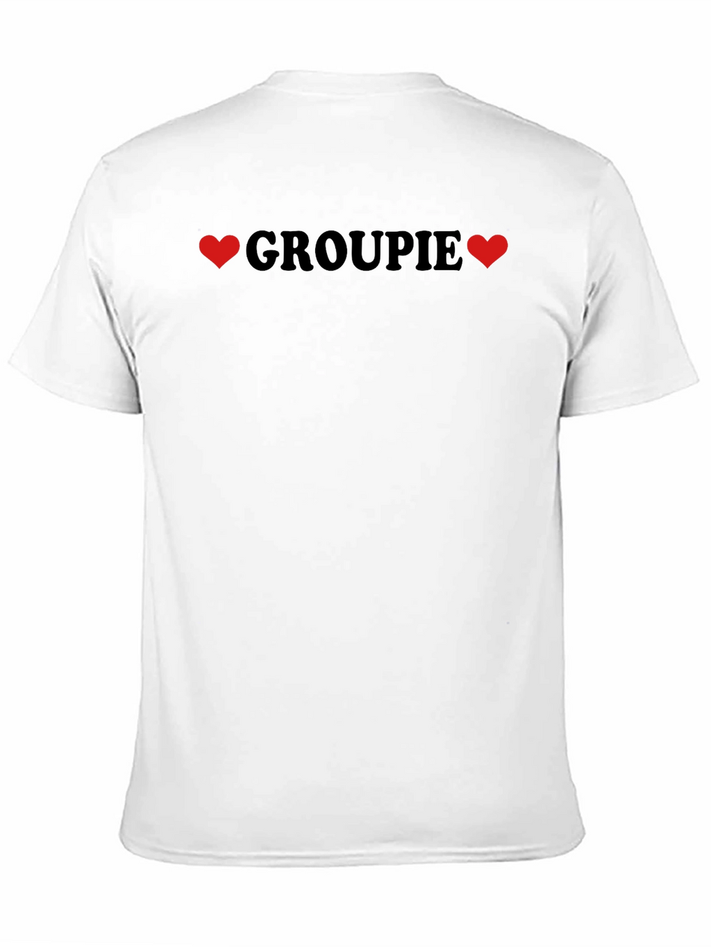 Grouopie Love T-Shirt - Black Crew Neck Tee