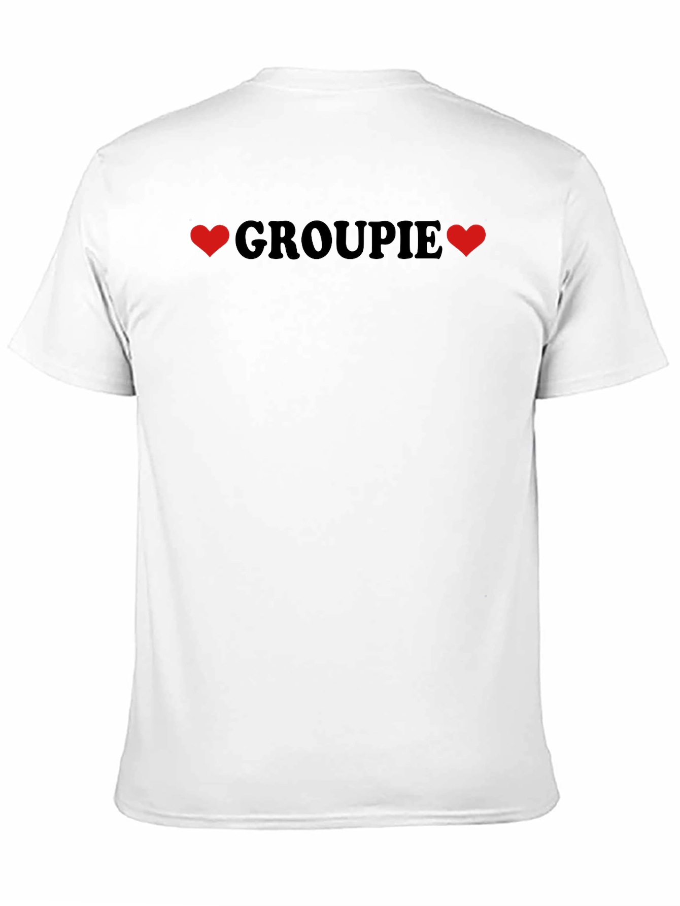 Grouopie Love T-Shirt - Black Crew Neck Tee