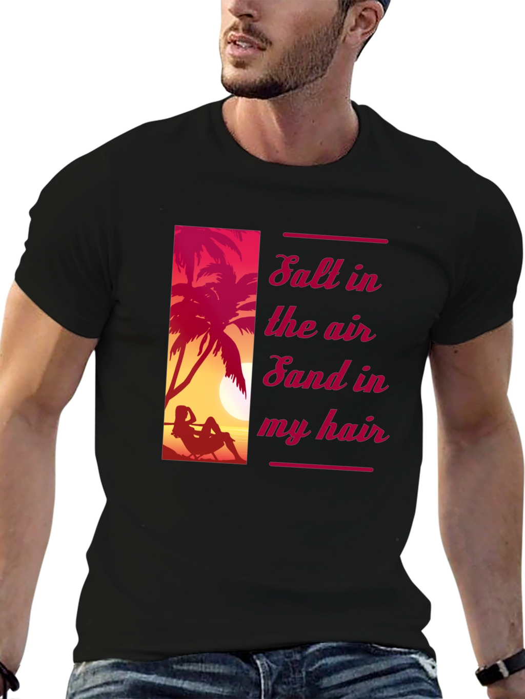 Salt Air Sand Hair Graphic Tee