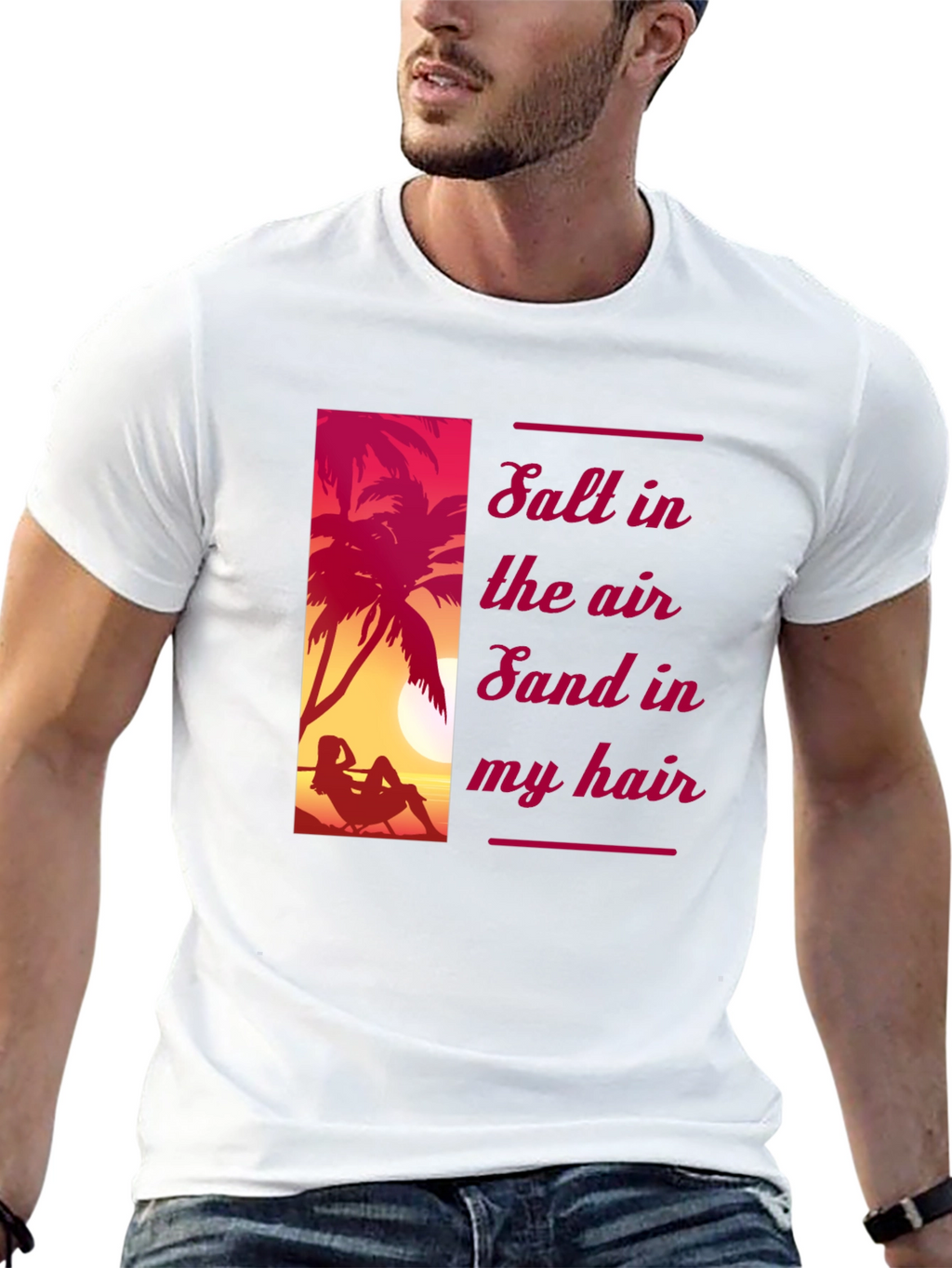 Salt Air Sand Hair Graphic Tee
