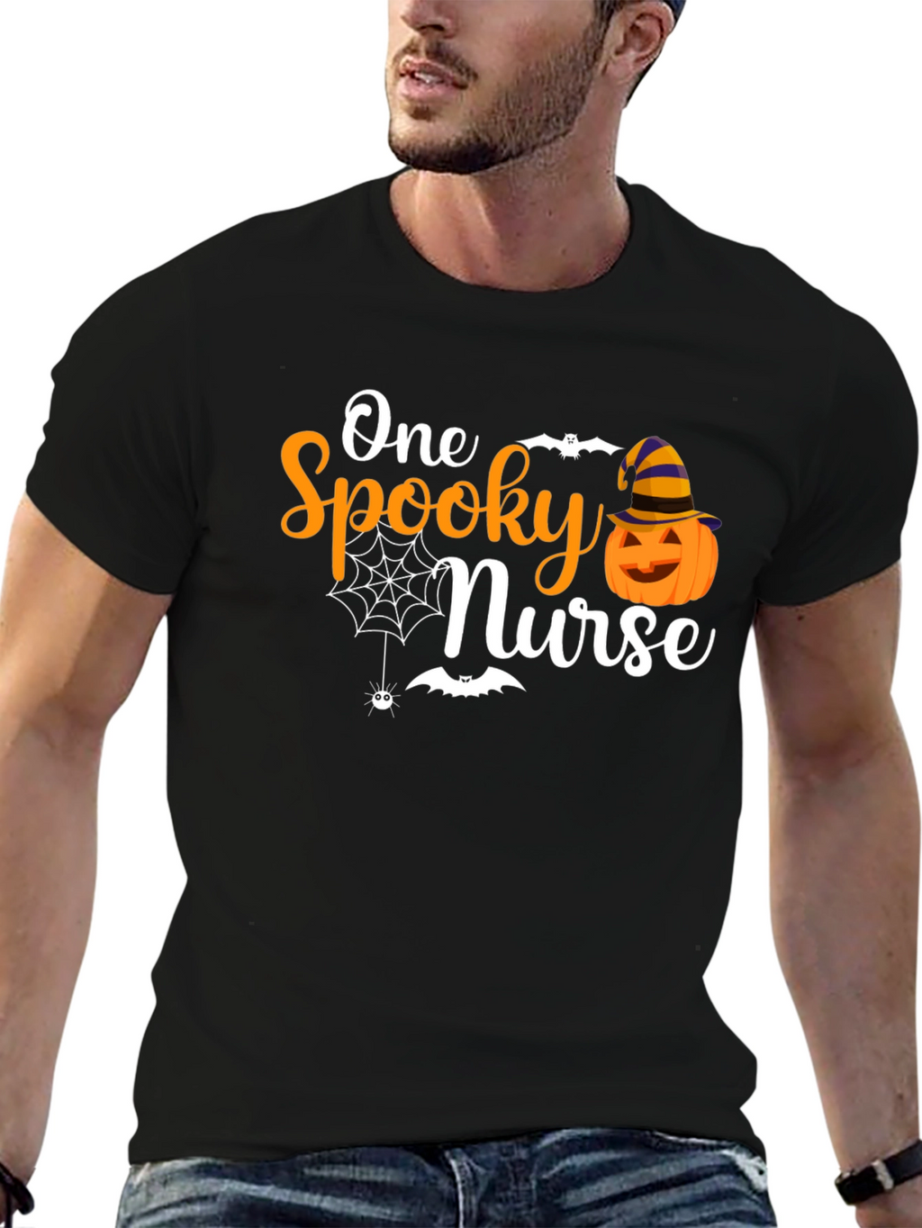 One Spooky Nurse Halloween T-Shirt