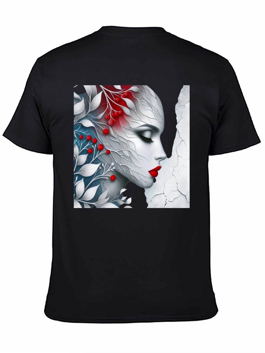 Floral Beauty Graphic Tee - Artistic Design
