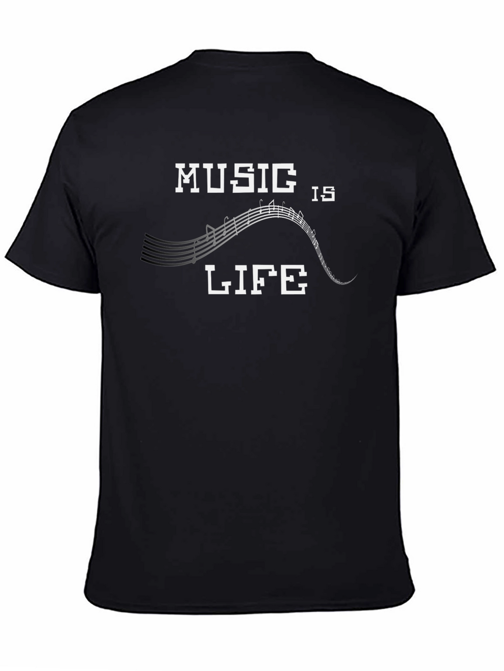 Music is Life Graphic T-Shirt