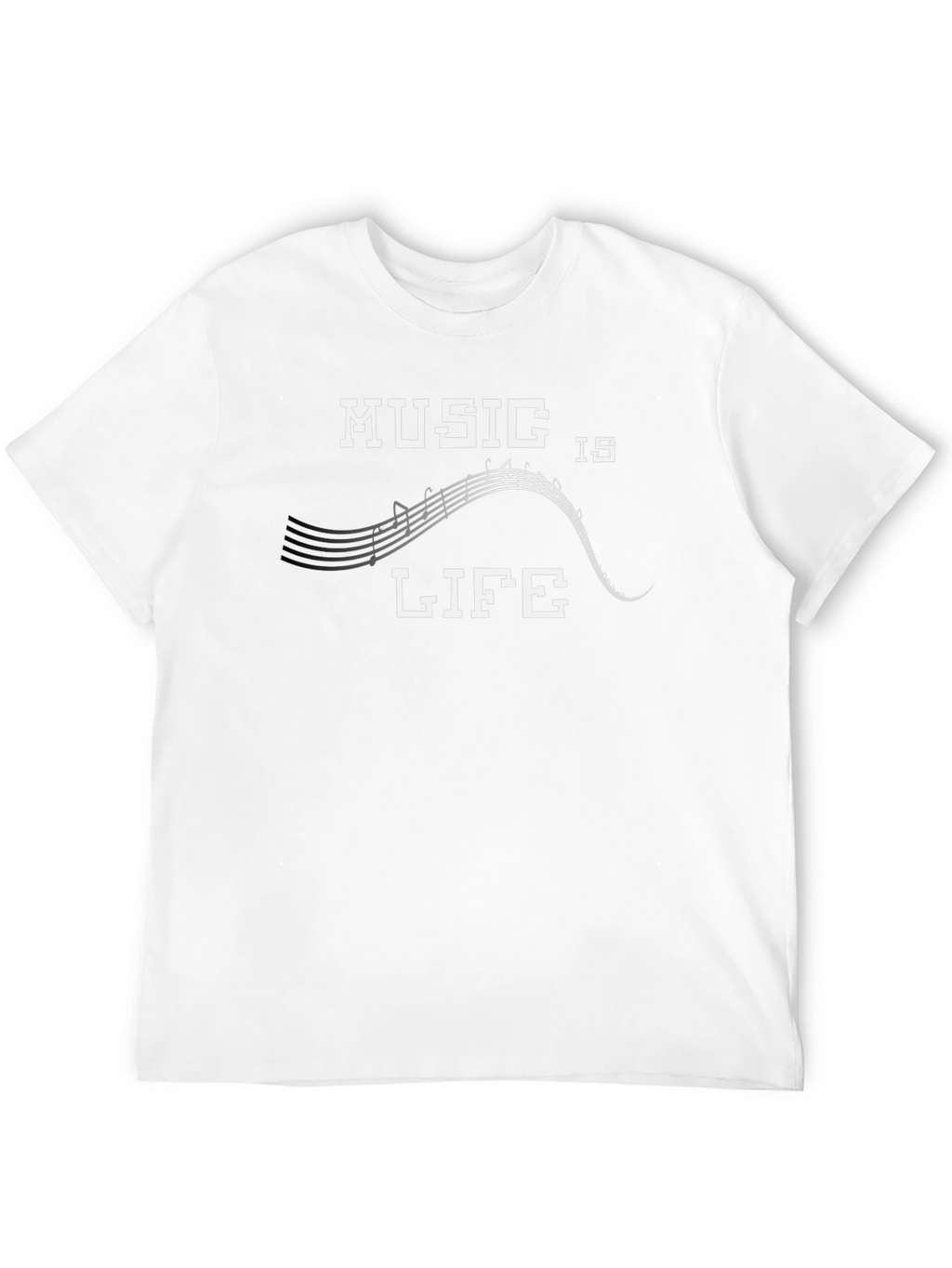Music is Life Graphic T-Shirt
