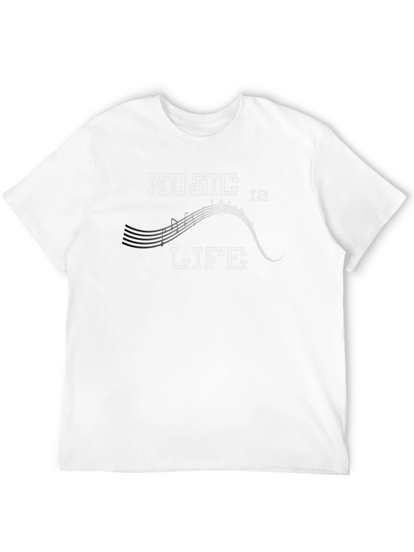 Music is Life Graphic T-Shirt