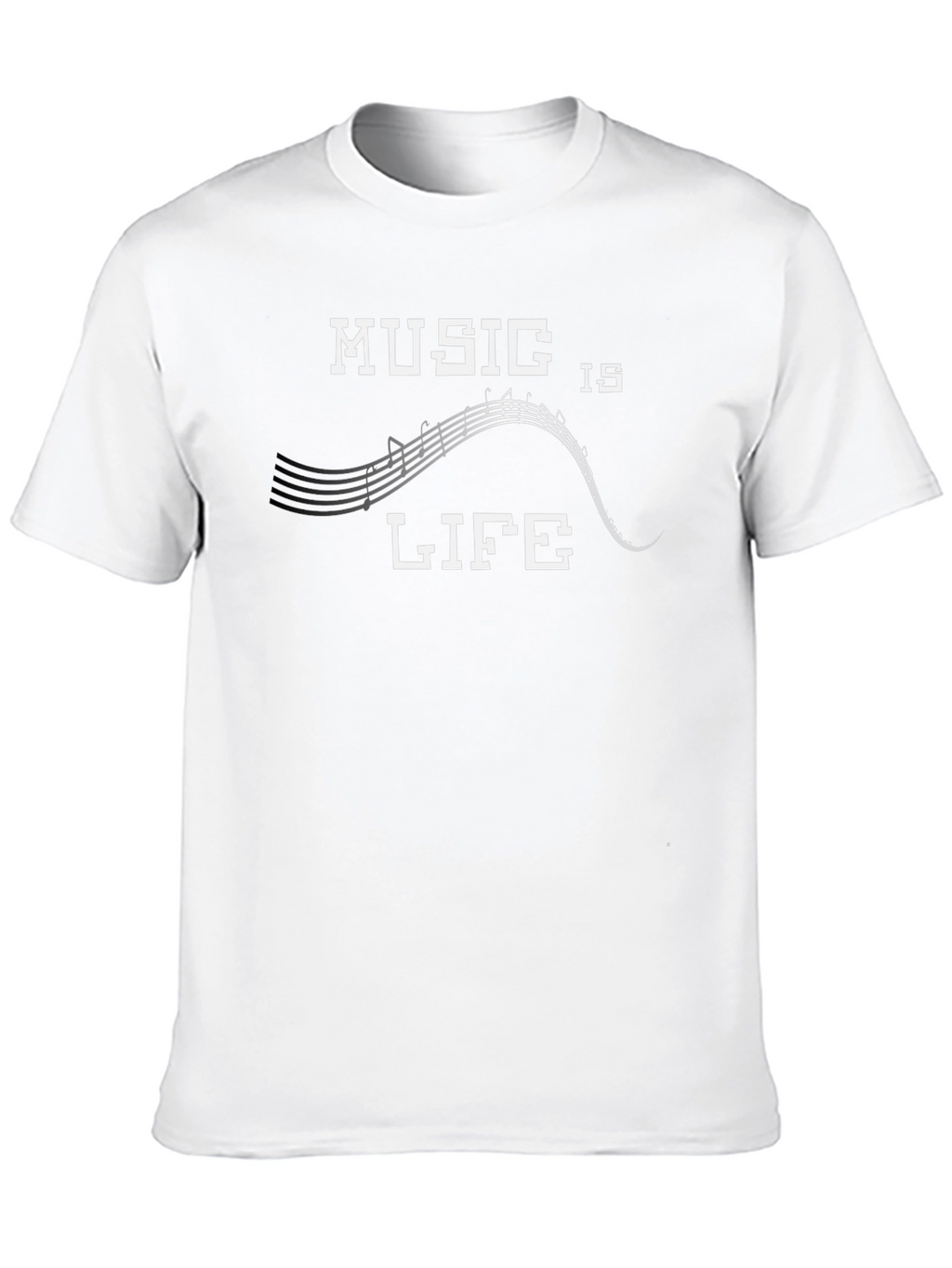 Music is Life Graphic T-Shirt