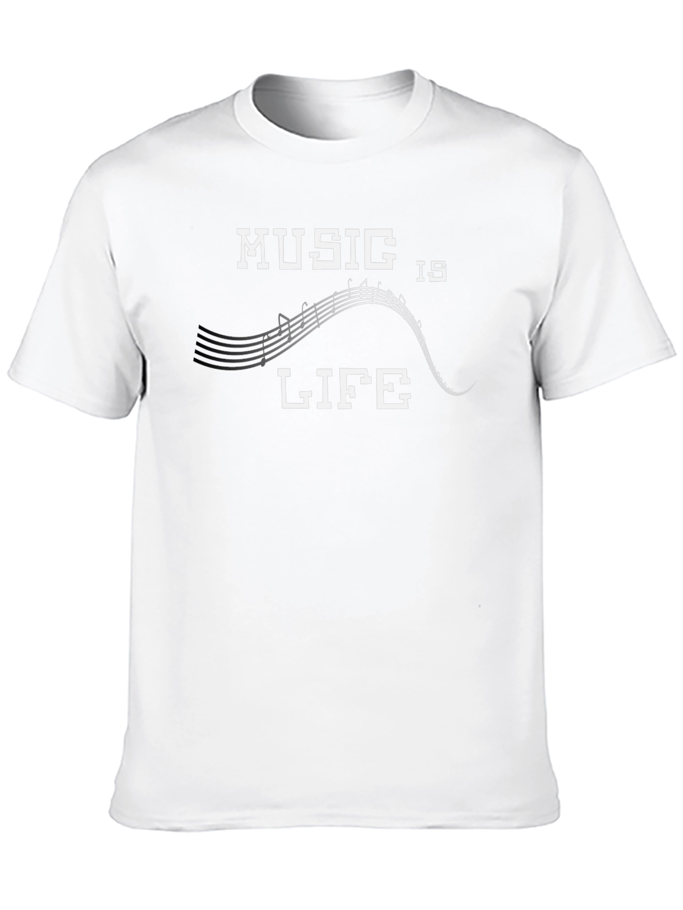 Music is Life Graphic T-Shirt