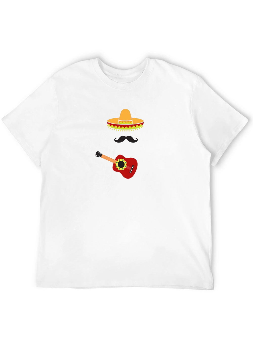 Fiesta Fun Graphic Tee - Sombrero & Guitar