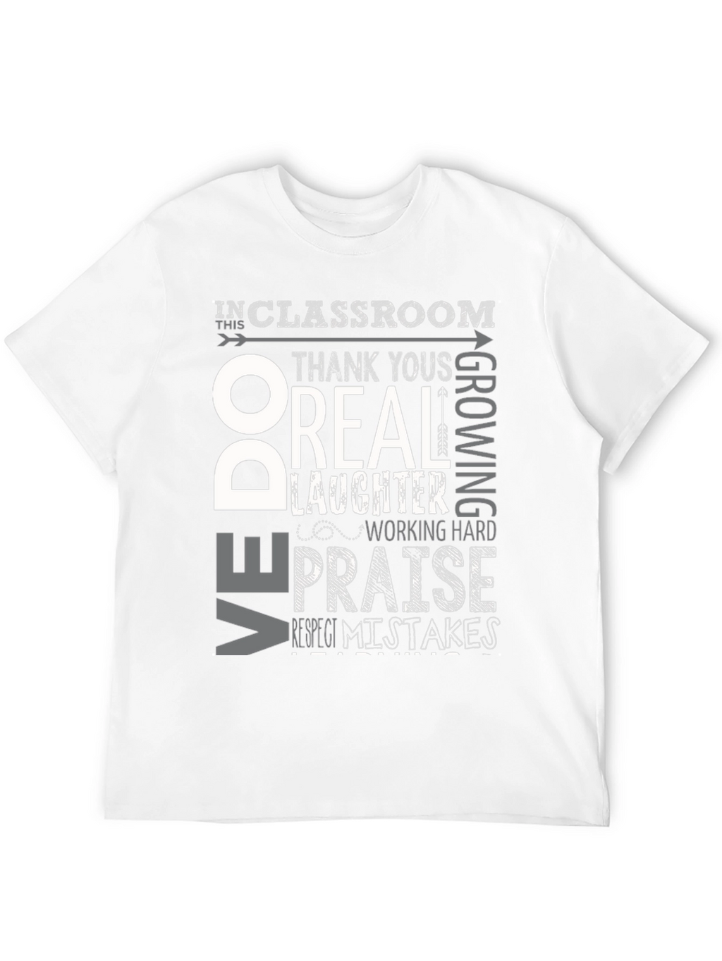 Classroom Rules Graphic Tee - Respect & Growth