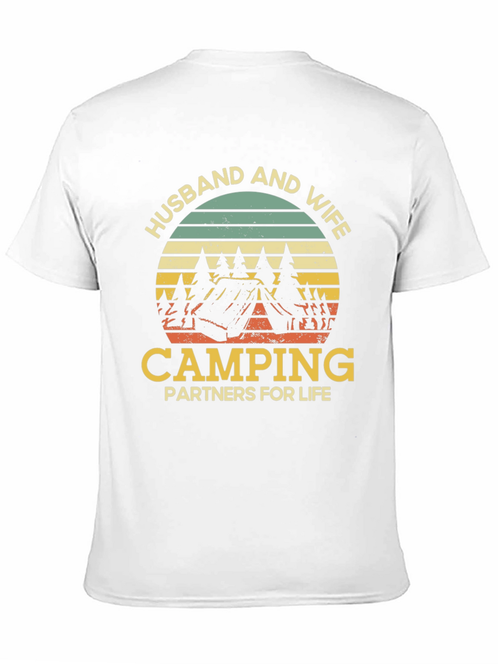 Husband and Wife Camping Partners T-Shirt