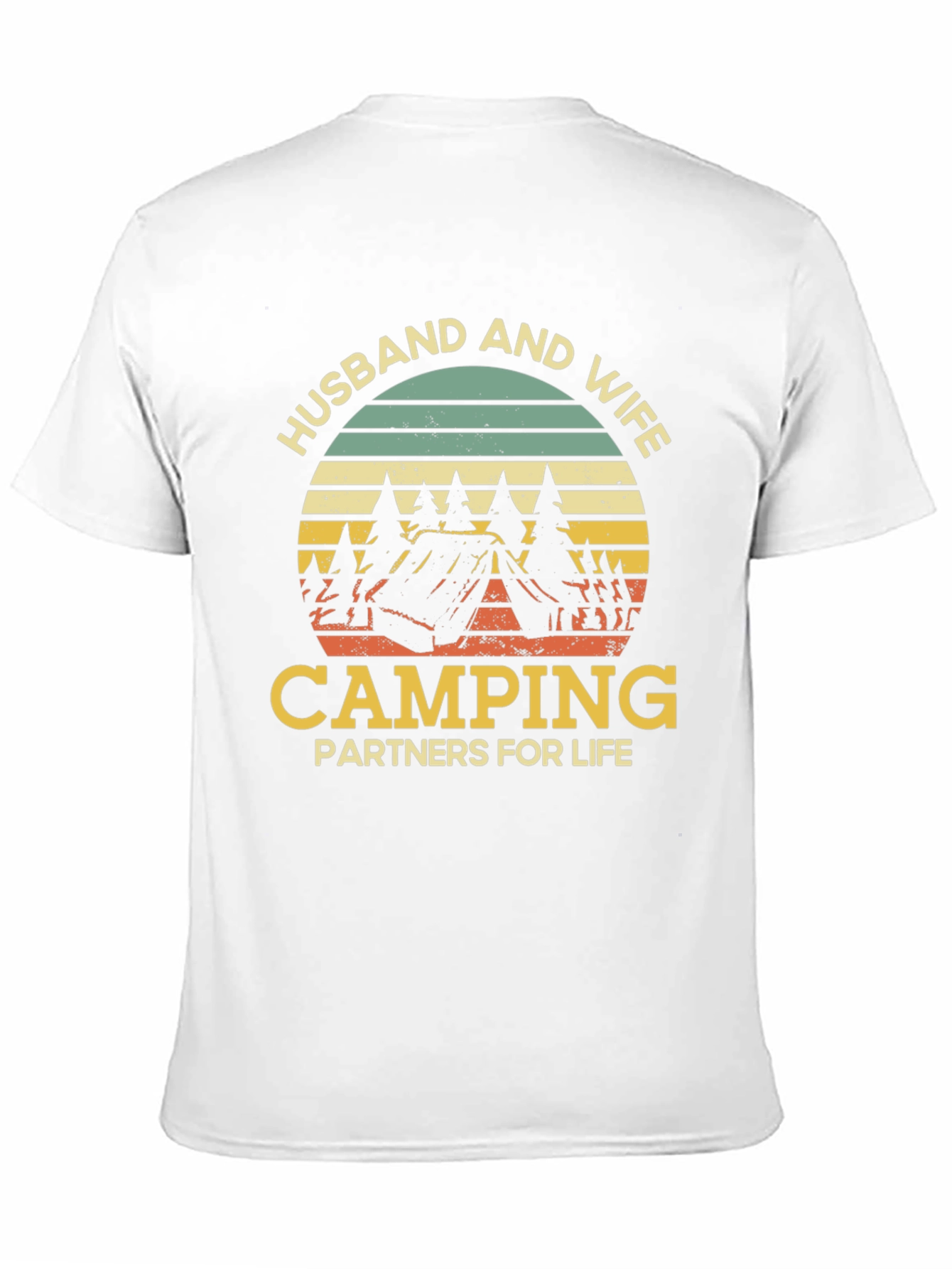 Husband and Wife Camping Partners T-Shirt