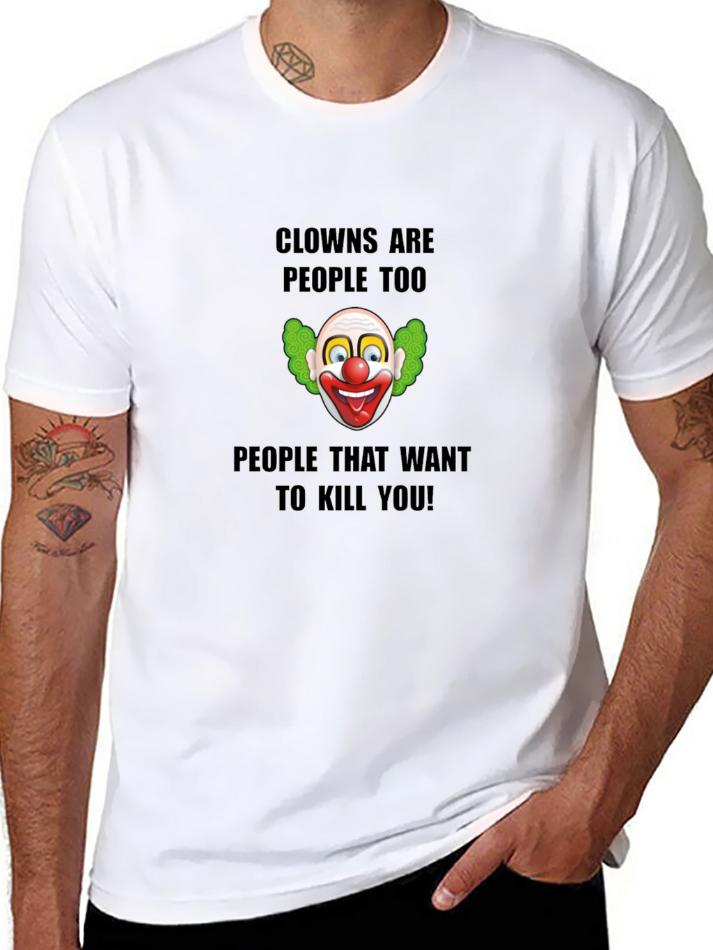 Clowns Are People Too Graphic T-Shirt