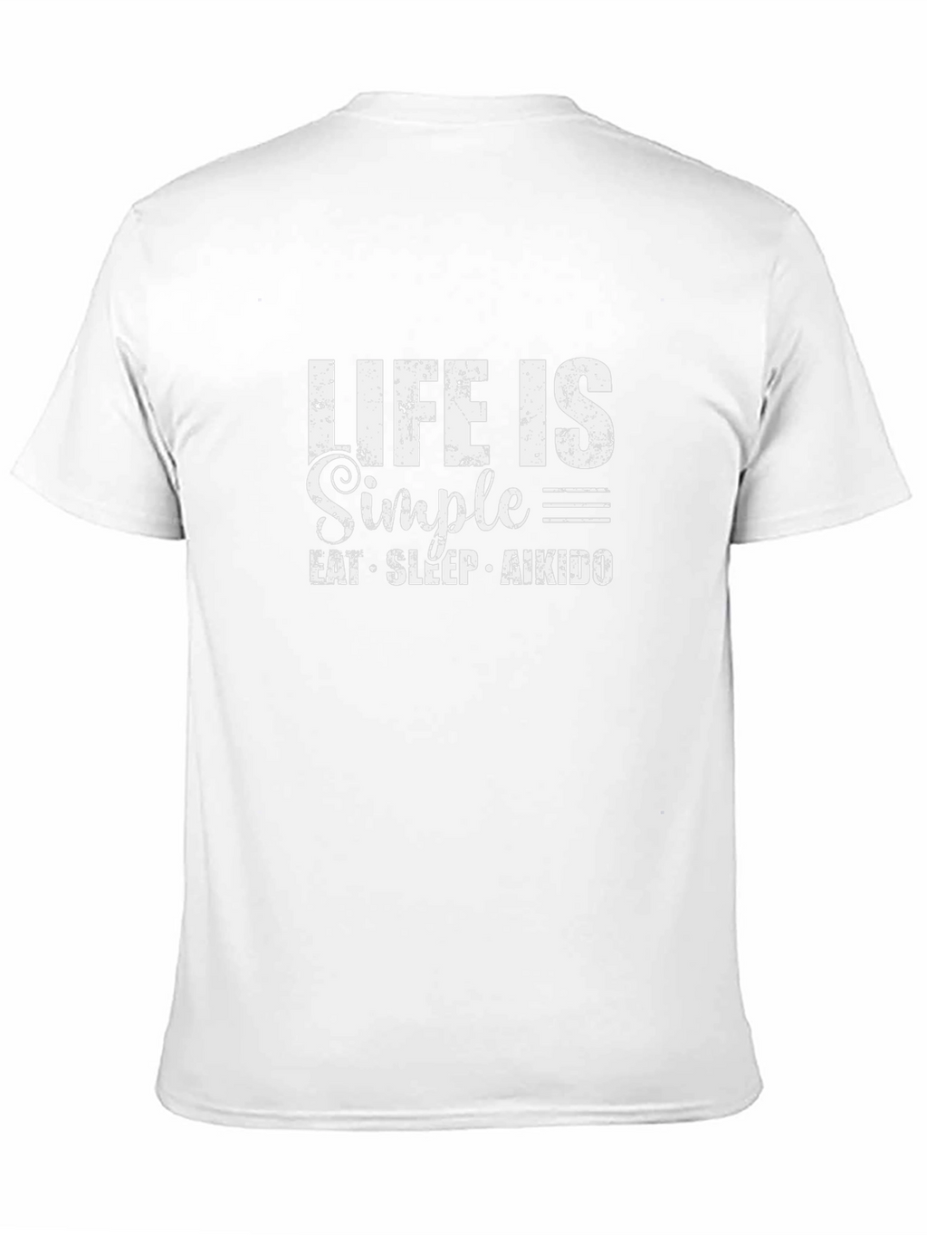 Life is Simple Eat Sleep Aikido T-Shirt