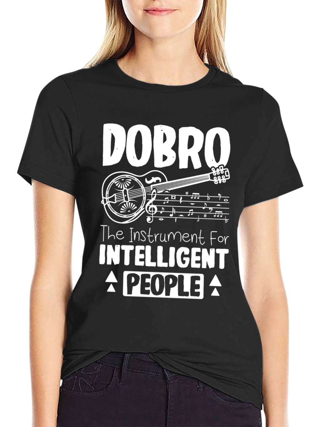 Dobro Guitar T-Shirt - Instrument for Intelligent People