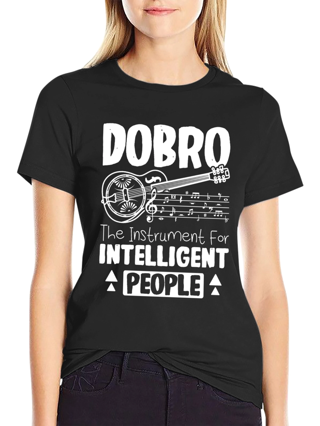 Dobro Guitar T-Shirt - Instrument for Intelligent People