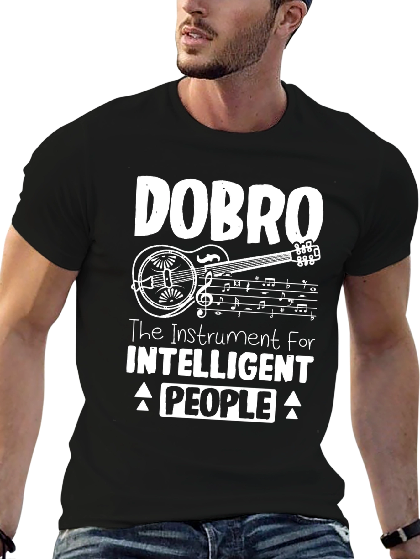 Dobro Guitar T-Shirt - Instrument for Intelligent People