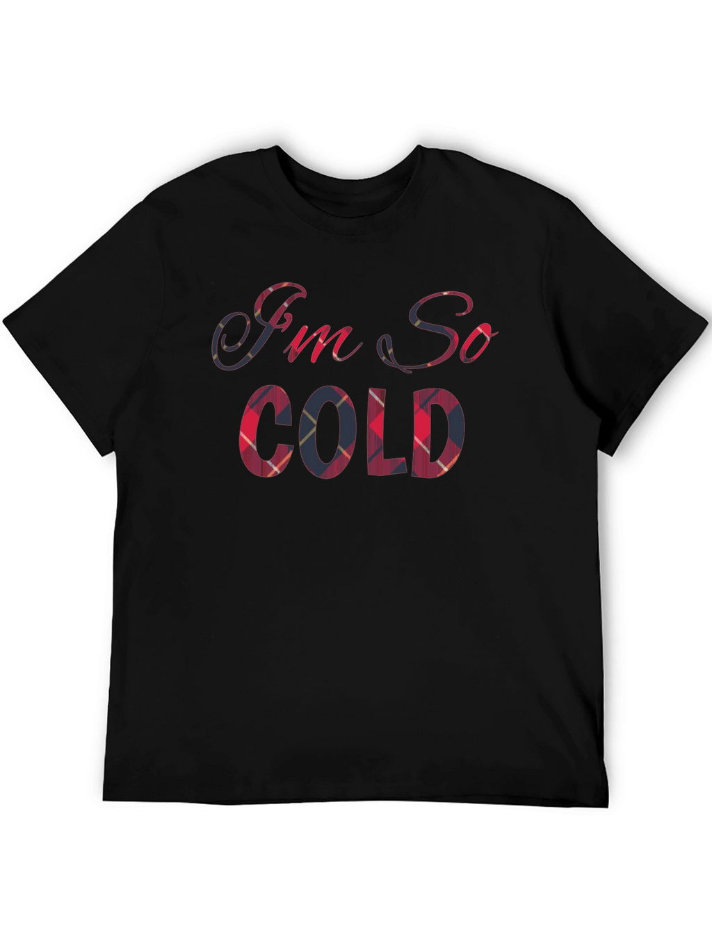 Im So Cold Plaid T-Shirt