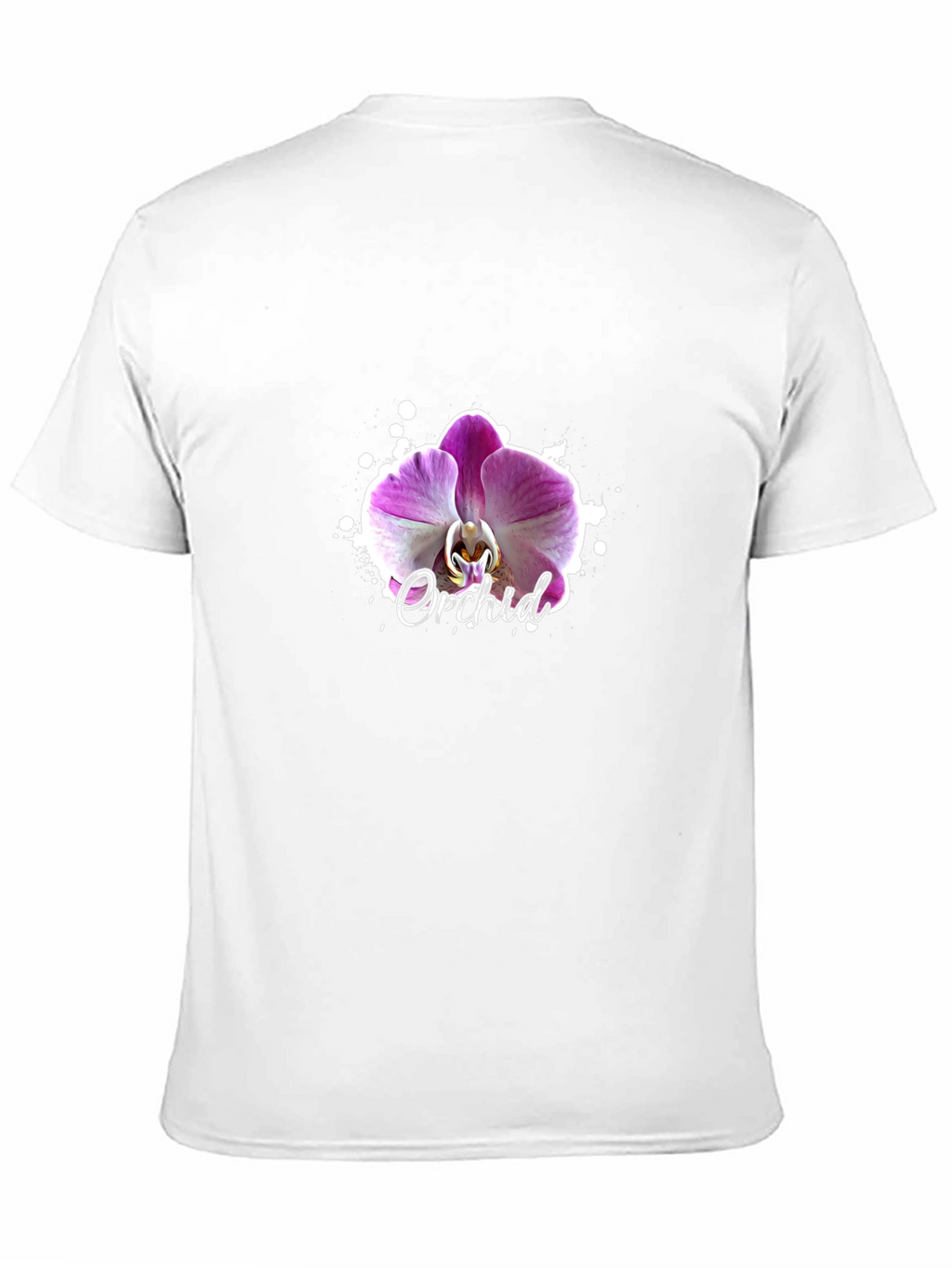 Orchid Graphic Black T-Shirt