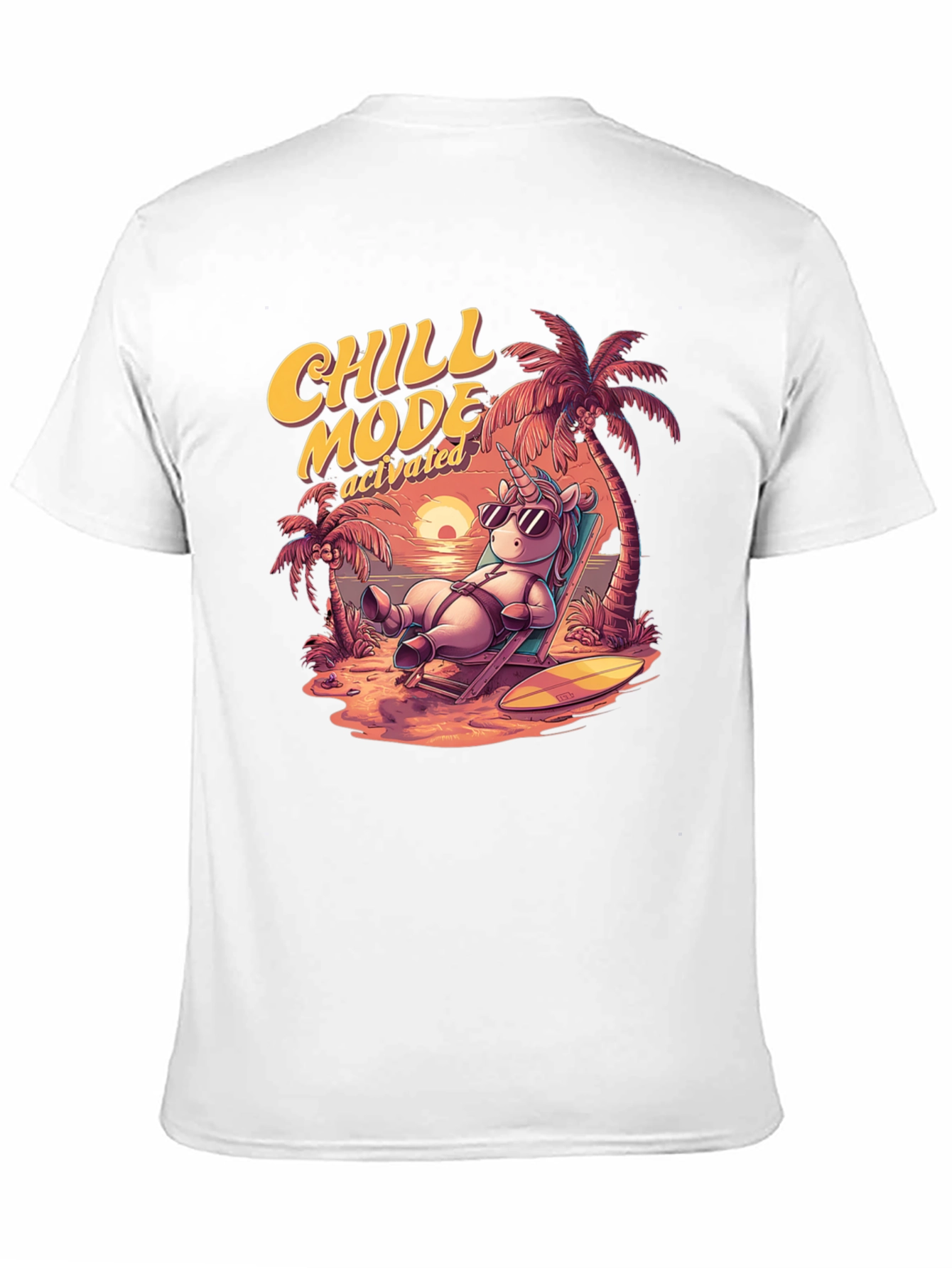 Chill Mode Activated Unicorn T-Shirt
