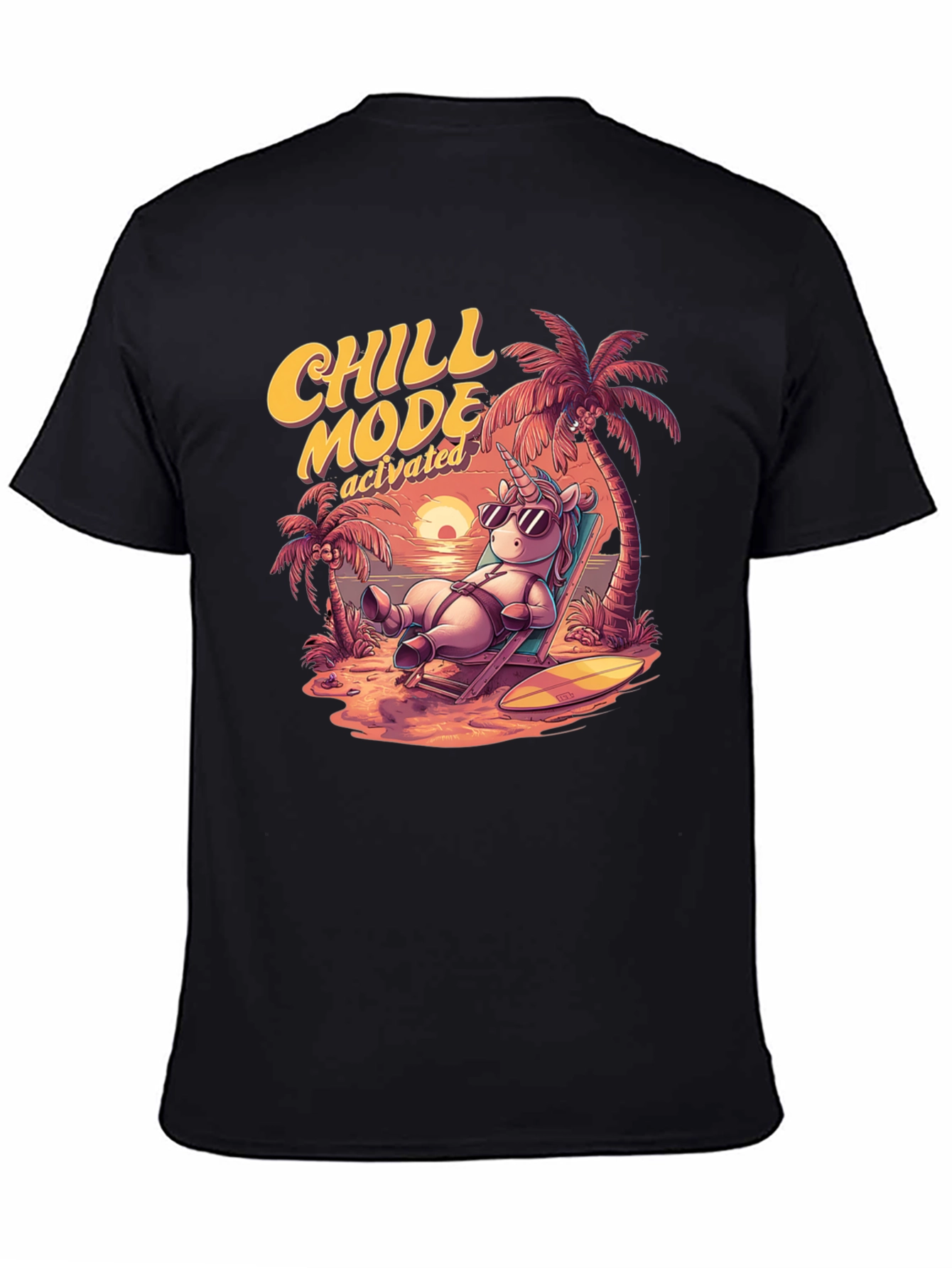 Chill Mode Activated Unicorn T-Shirt