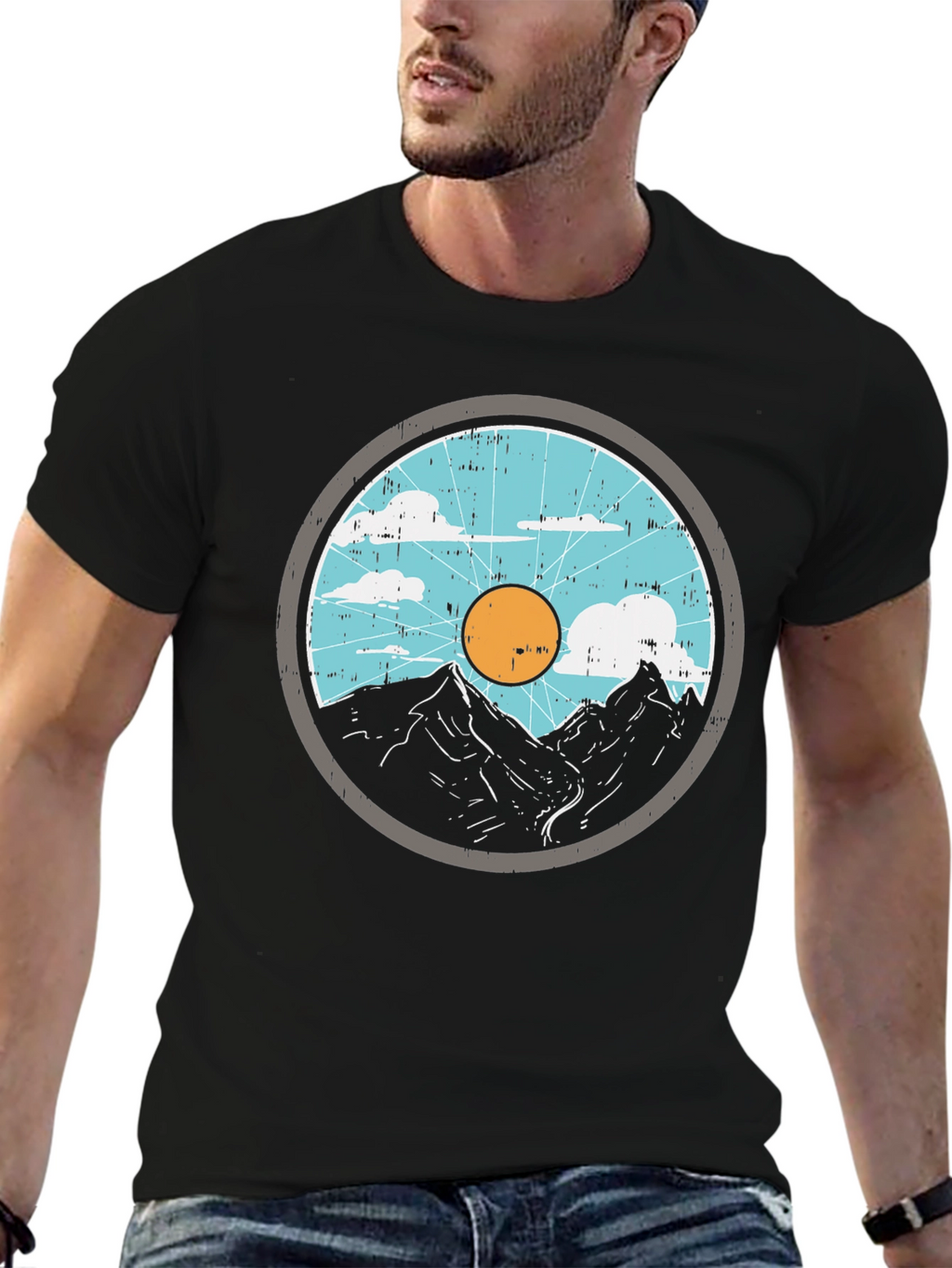 Mountainscape Graphic Tee - Outdoor Adventure