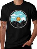 Mountainscape Graphic Tee - Outdoor Adventure