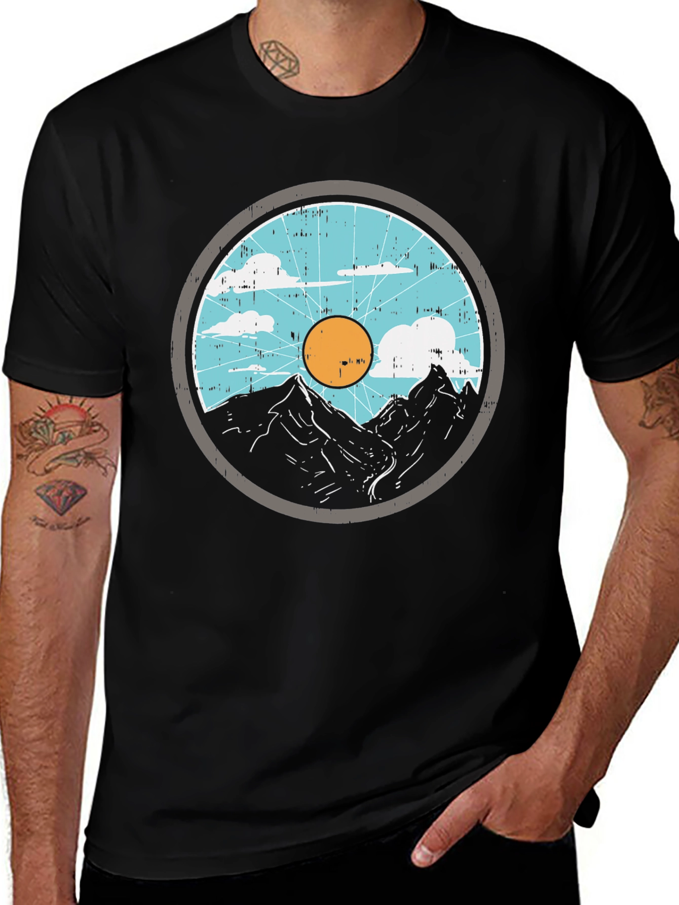 Mountainscape Graphic Tee - Outdoor Adventure