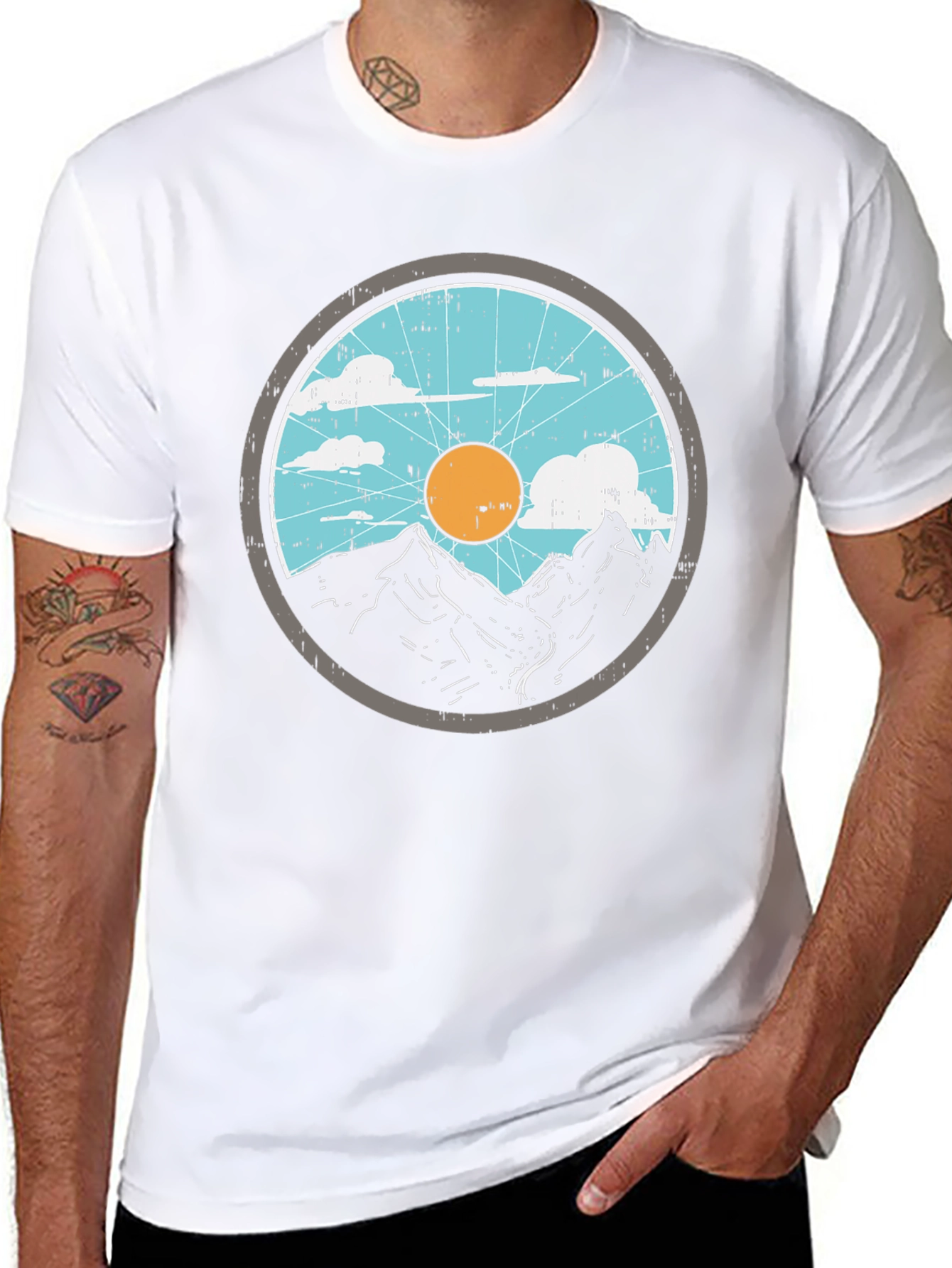 Mountainscape Graphic Tee - Outdoor Adventure